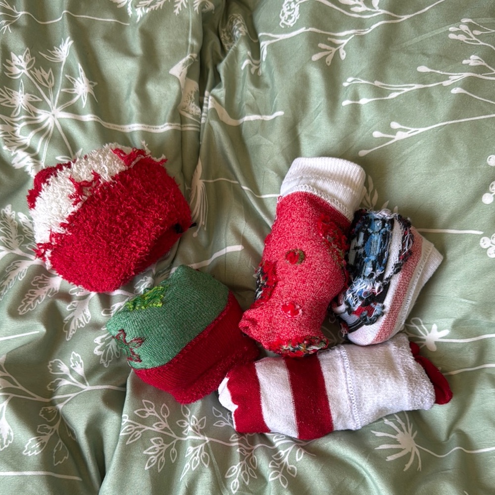 Christmas Knit Socks Set